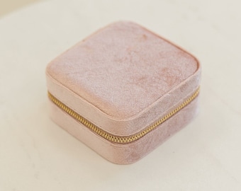 Eloise Velvet Jewelry Case | Travel Jewelry Organizer | Gifts for Women | Jewelry Box | Bridesmaid Gift | Bachelorette Gift