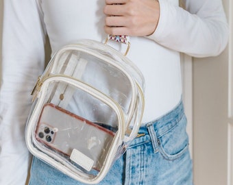 Jacie Clear Sling Crossbody Bag: Concert, Stadium, Festival Purse