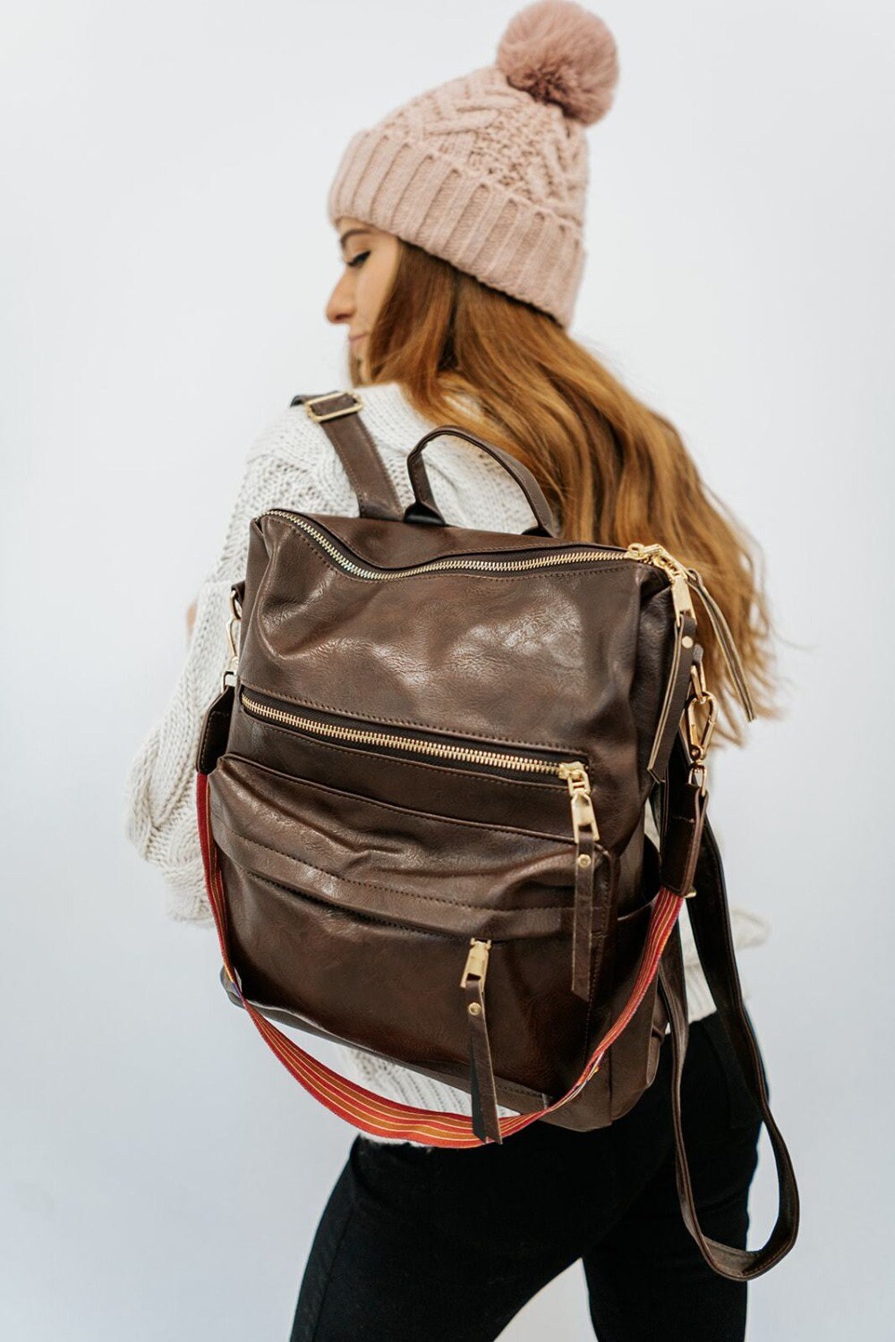 Brielle Convertible Bag Dark Brown Amazon.com: Modern+Chic Backpack Purse for Women - Brielle  main image 2