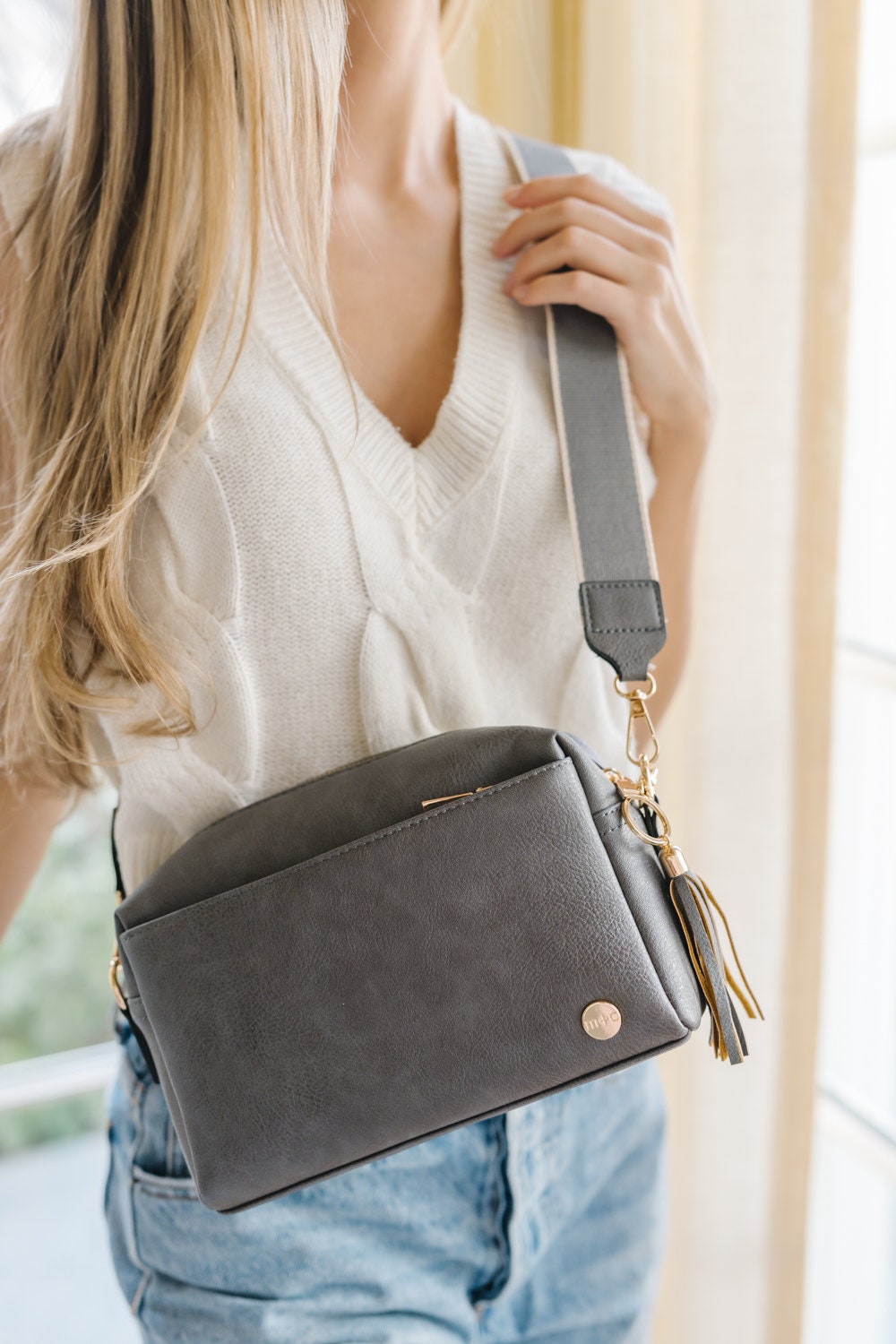 Kara Crossbody Vegan Leather Crossbody Bags for Women Medium Crossbody Bag with Matching Strap Gifts for Her Travel Bag for Women Etsy