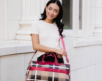 Vienna Overnighter Bag: Chic Travel | Vegan Leather Duffle