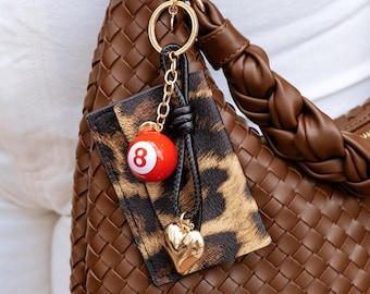 Lucky Leopard Charm + Cardholder