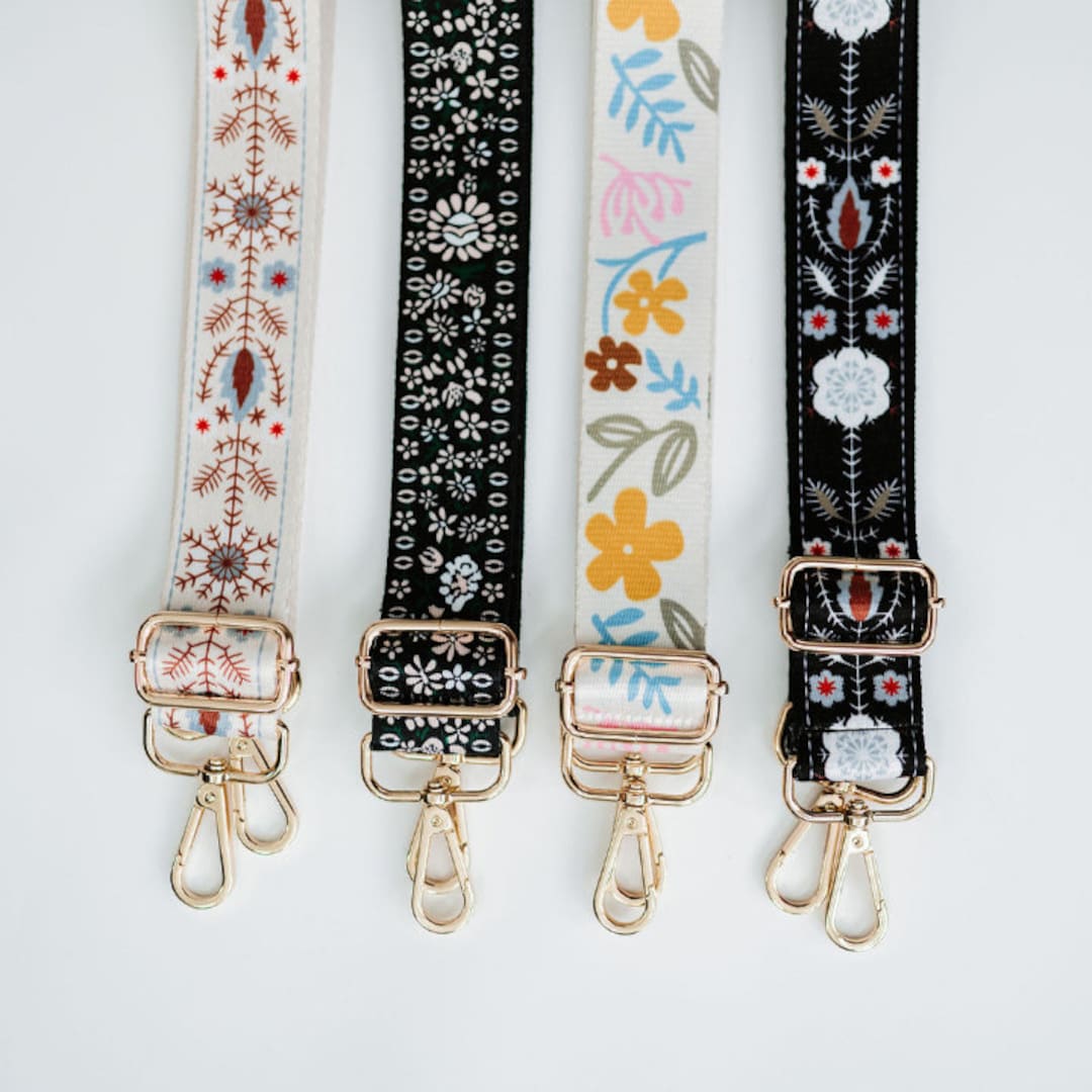 Sydney Adjustable Bag Strap With Gold Hardware Replacement Bag Strap