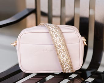 Maven Adjustable Woven Bag Strap: Modern Boho Style