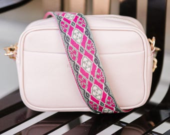 Eleanor Adjustable Woven Bag Strap: Modern Chic Convertible Strap