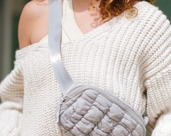 Atlas Quilted Belt Bag: Lightweight Crossbody