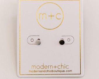 Caitlyn Circle Stud Post Earrings