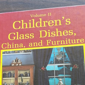 Tapa dura “Platos de vidrio para niños, porcelana y muebles” Vol. 2, por Doris Anderson Lechler