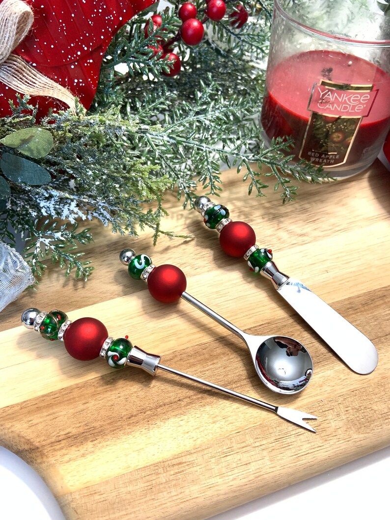 Christmas Appetizer Servingware Set 3 Pieces Etsy