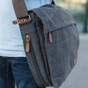 Tasche Urban Canvas Messenger Bag/Shoulder Bag/Crossbody Bag/Laptop Bag image 2