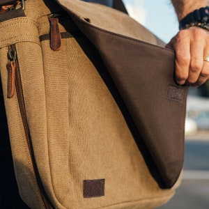 Tasche Urban Canvas Messenger Bag/Shoulder Bag/Crossbody Bag/Laptop Bag image 8