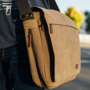 Tasche Urban Canvas Messenger Bag/Shoulder Bag/Crossbody Bag/Laptop Bag image 7