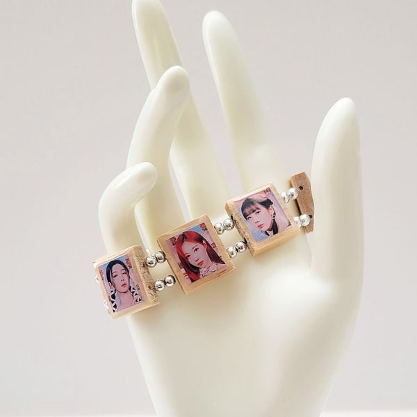 Kpop Scrabble Tile Bracelet