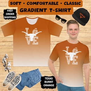 Trending Texas Longhorn T-Shirt Hook em Horns College Football Season Game Day Shirt Longhorn Logo Clothing Sports Gear Mom Dad Girl Austin