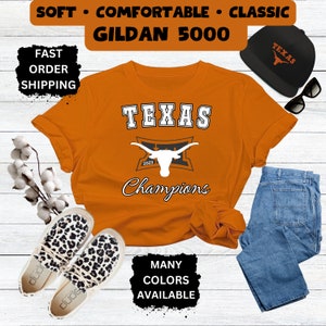 Trending Texas Longhorn Big 12 2023 Champions Tshirt Clothing Wear Gear Football  Shirt Hook em Horns Burnt Orange Shirt Girl Boy Dad Mom