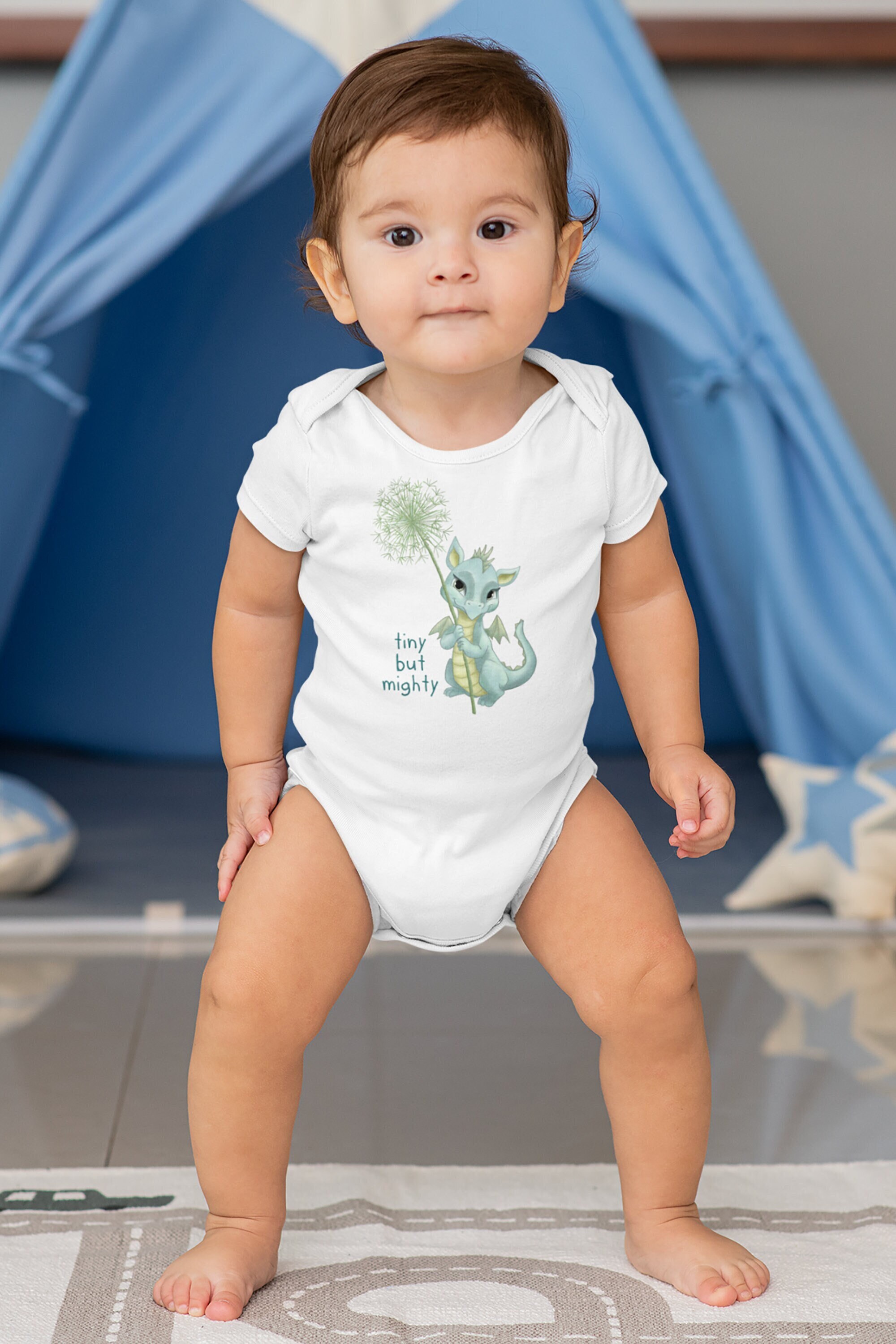 Fantasy Baby Dragon One Piece Baby Bodysuit Magical Infant Etsy