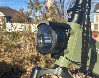 XP Light "Drooping" Fix - Adjustable Elite Headlight Remounting Bracket for XP4, XP3, XP2 Lectric eBike.