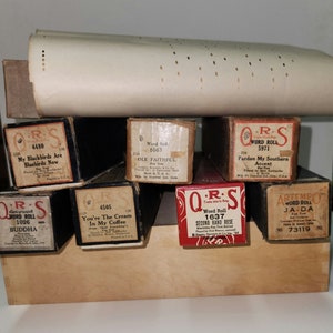 Vintage Player Piano Rolls