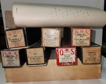 Vintage Player Piano Rolls