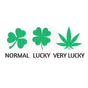 Lucky Leaf svg png jpg cut file for cricut