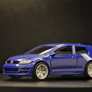 Volkswagen Golf MK7 personalizado 1:64 Hot Wheels Diecast