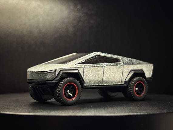 Custom 1:64 Hot Wheels Tesla Cybertruck Diecast - Etsy