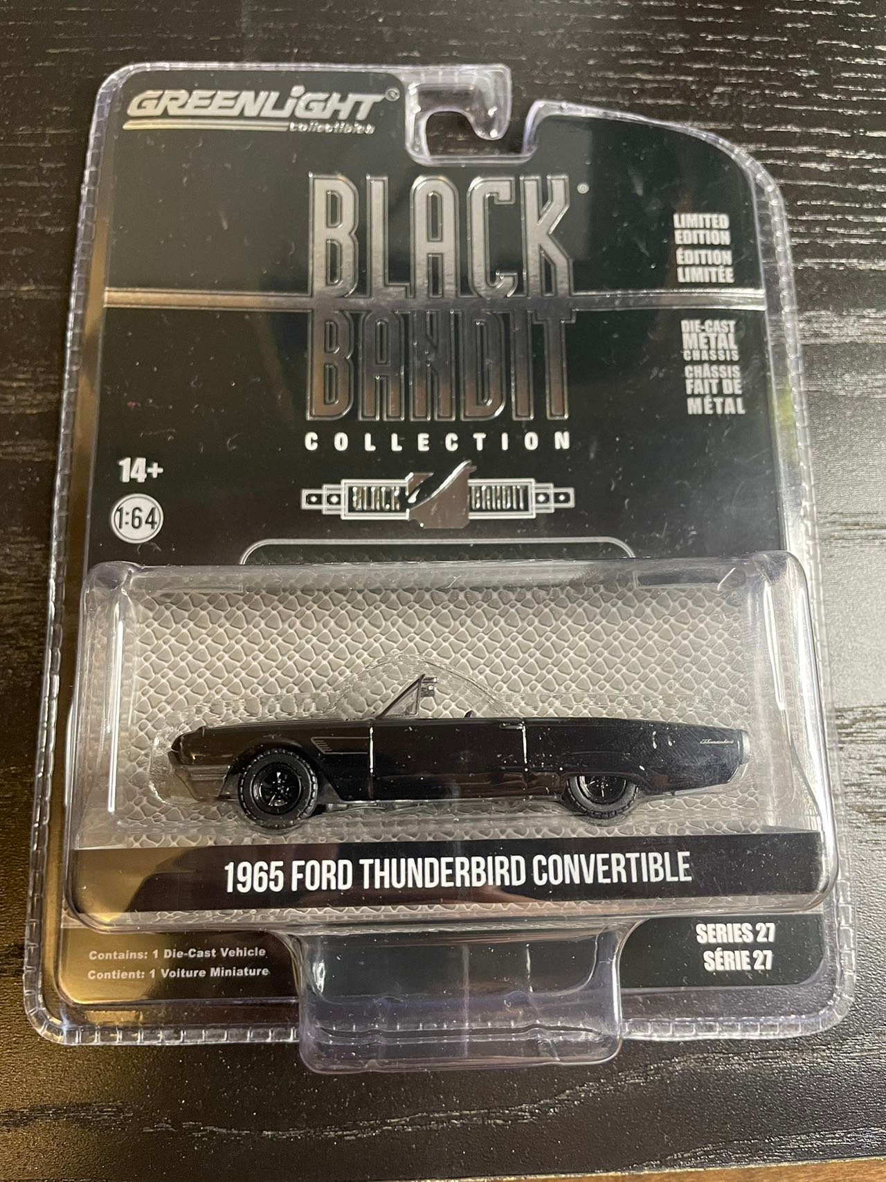 Greenlight Blackbandit 1965 Ford Thunderbird Convertable - Etsy