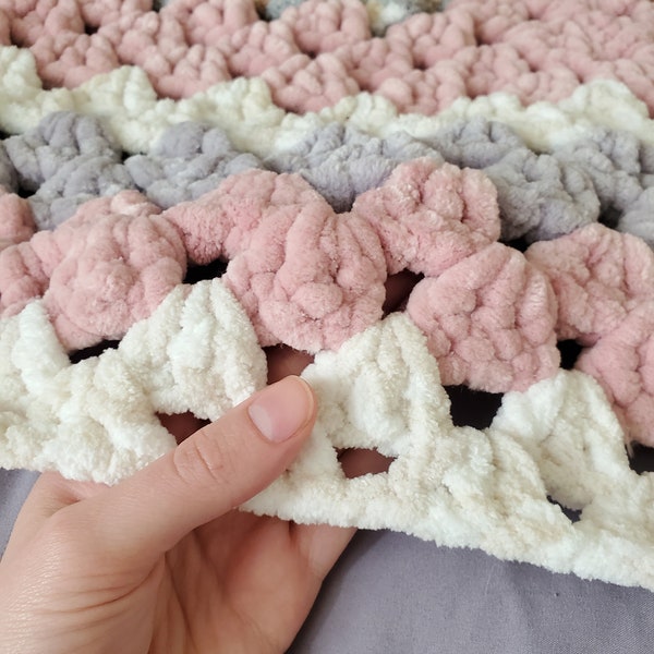 Soft Crochet Blanket Etsy
