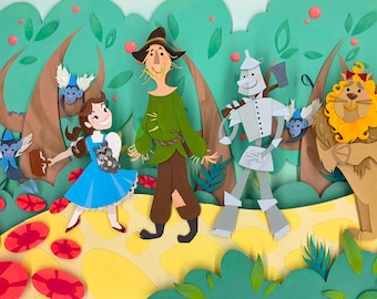 Off to see the Wizard, Wizard of Oz inspired - Fine Art Print