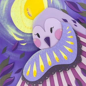 Impression de vol de nuit