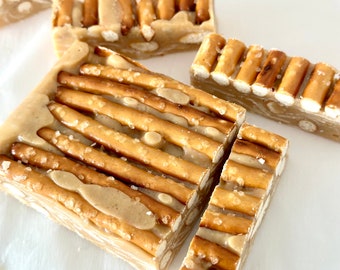 Coffee Flavor Nougats with Pretzels and Coconut Flakes (3lbs)