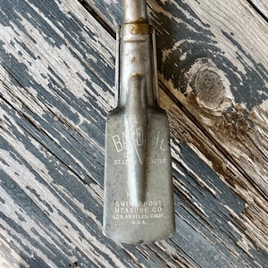 Bardahl Oil Co # 10 Swing Spout for Oil Can, Vintage Oil Can Spout, USA, Old Small Oil Can Swing Spout, L.A. Seattle Measure Co, Item 339