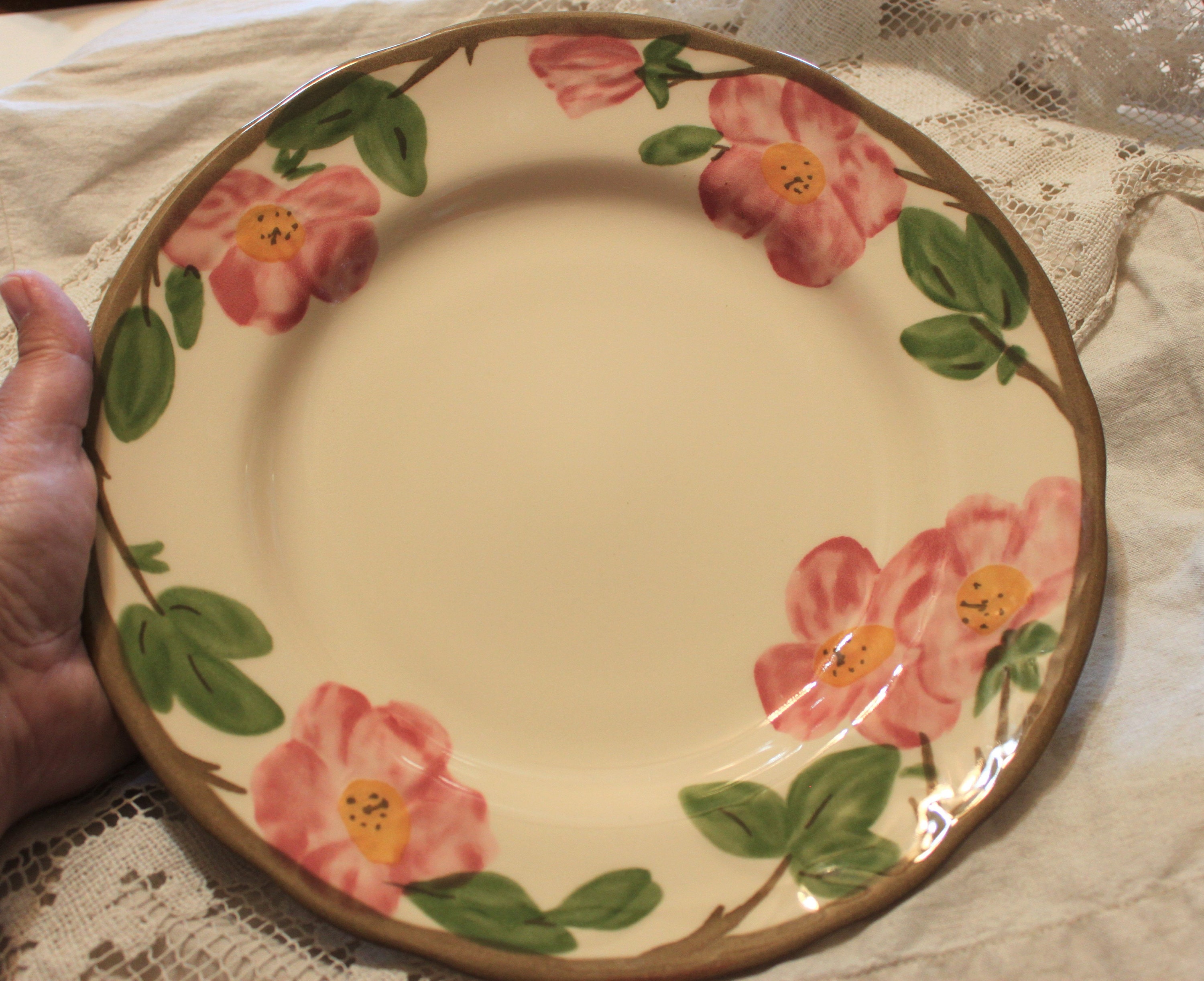 Vintage Franciscan Desert Rose Dinnerware Plate by Johnson Bros Made in