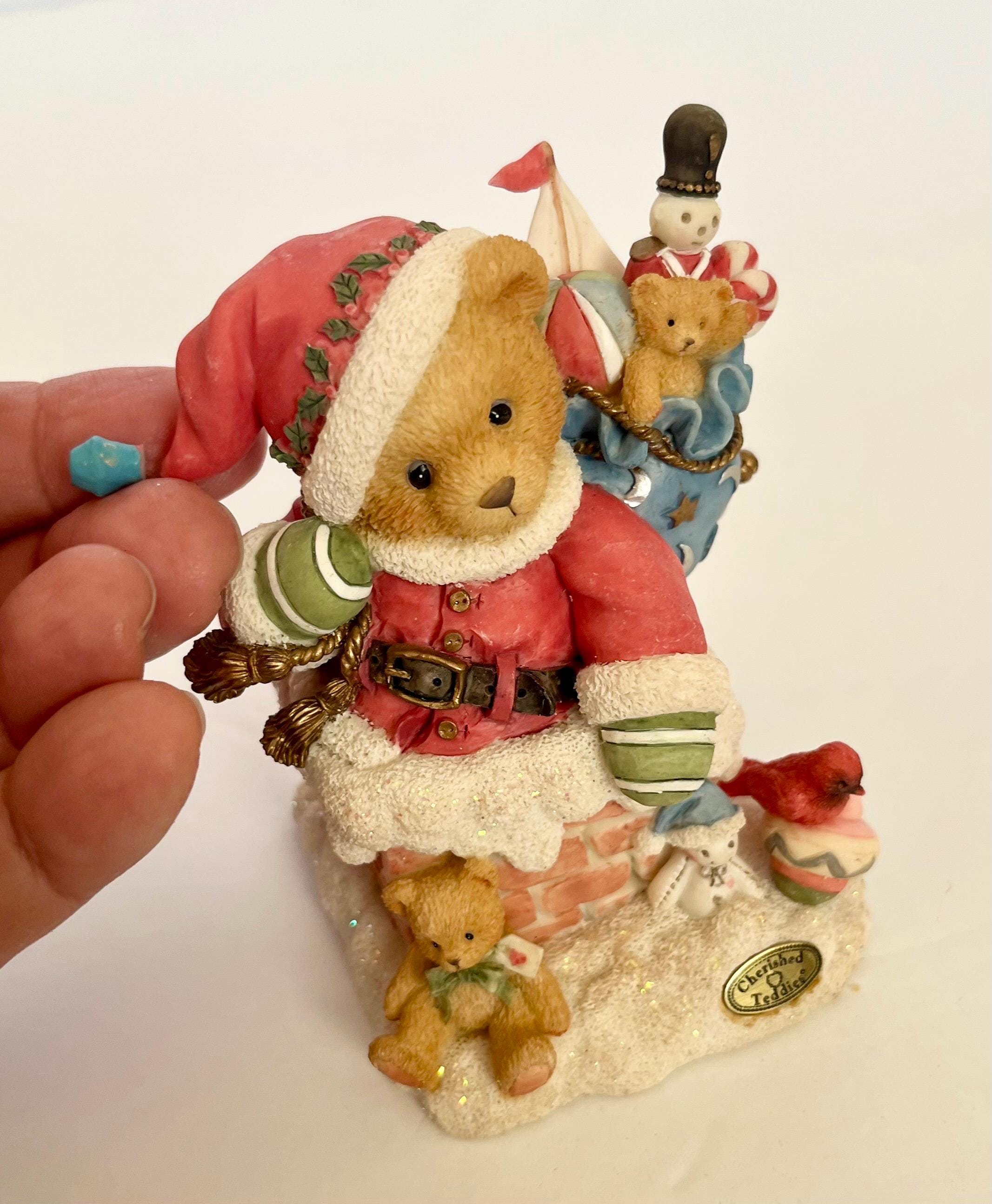 Cherished Teddies スチュアート サンタとくま クリスマス Cherished Teddies スチュアート サンタとくま クリスマス最