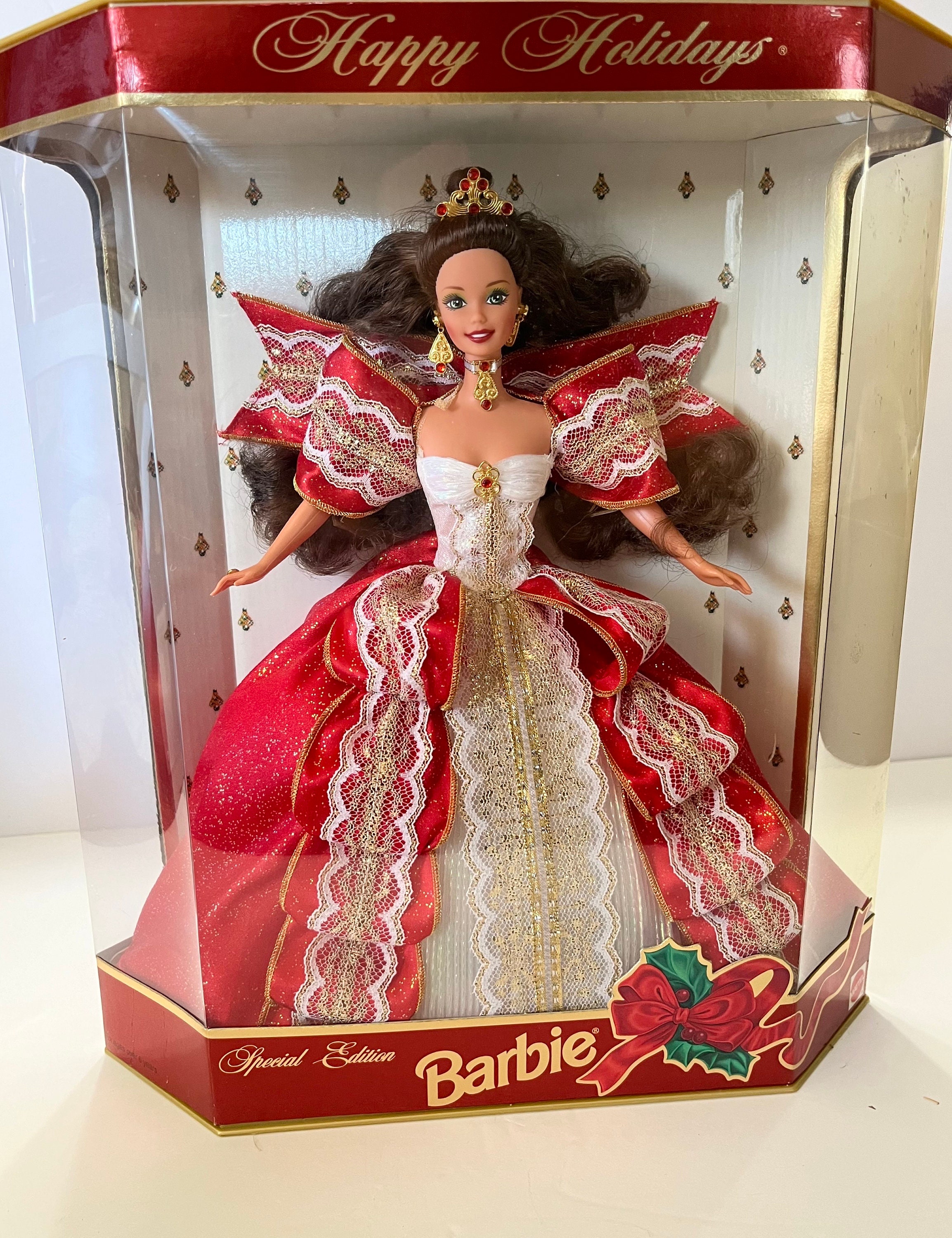 Happy Holiday Barbie - Etsy