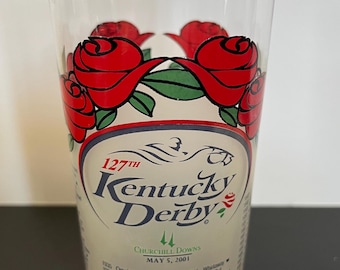 2001 Kentucky Derby Official Collectible Glass, 127th Kentucky