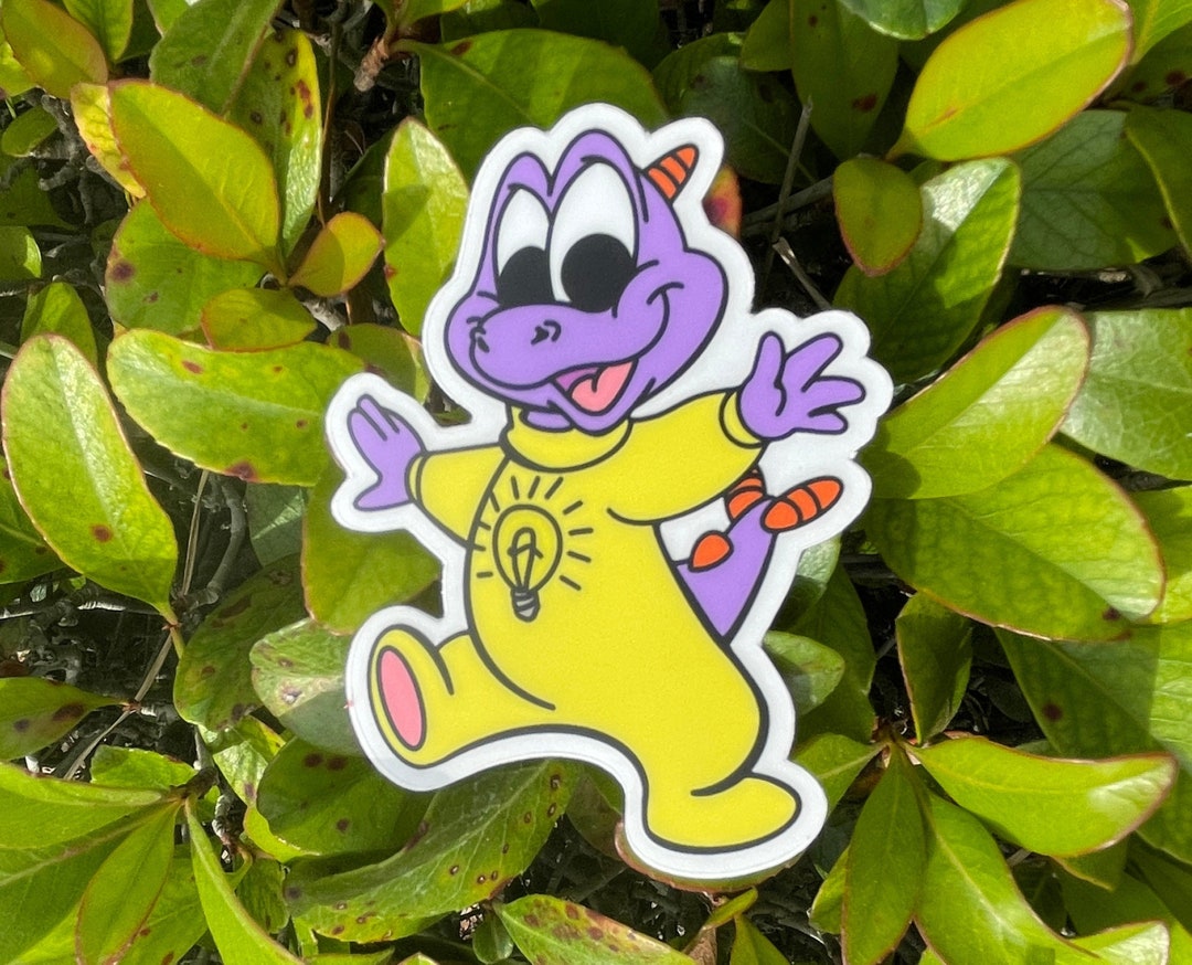 Baby Figment Clear Sticker Whimsical Epcot Inspired Decal Disney