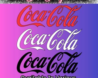 Calcomanía de vinilo de COCA COLA COKE para pared, pub, bar, cueva de hombres, cueva de mujeres, tienda, punto de venta