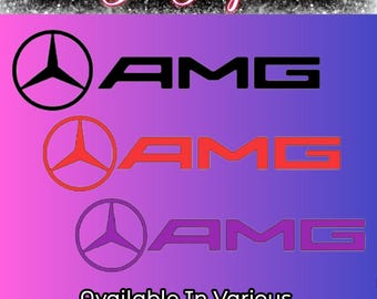 MERCEDES AMG Car Vinyl Decal Transfer Stickers X4 .. Car Styling Tuning Sports