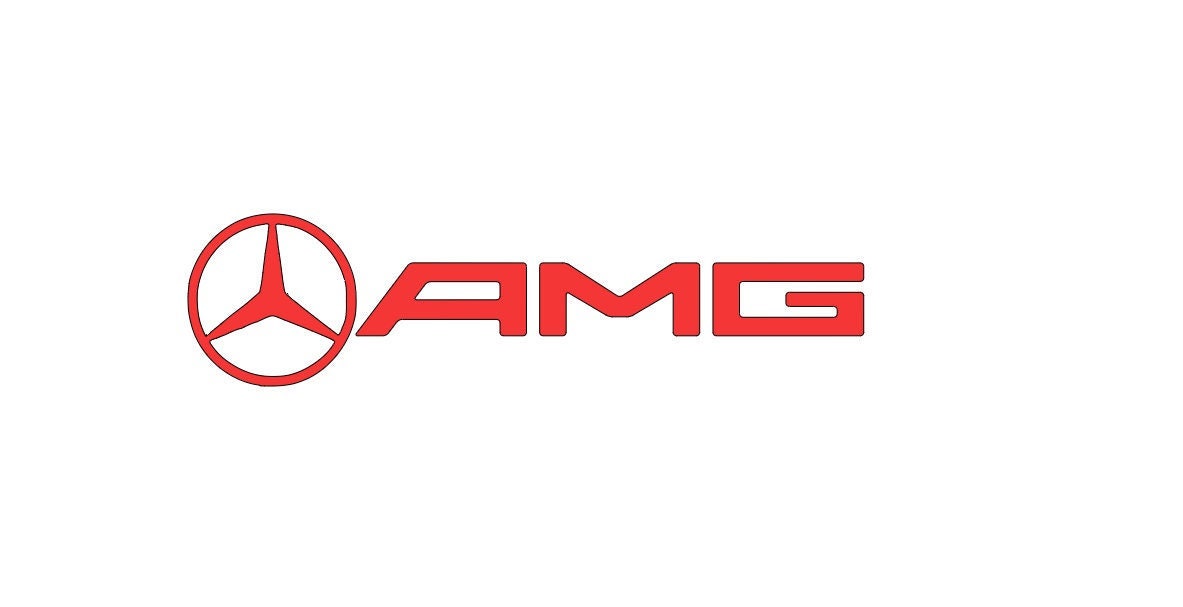 MERCEDES AMG Car Vinyl Decal Transfer Stickers X4 .. Car Styling Tuning ...
