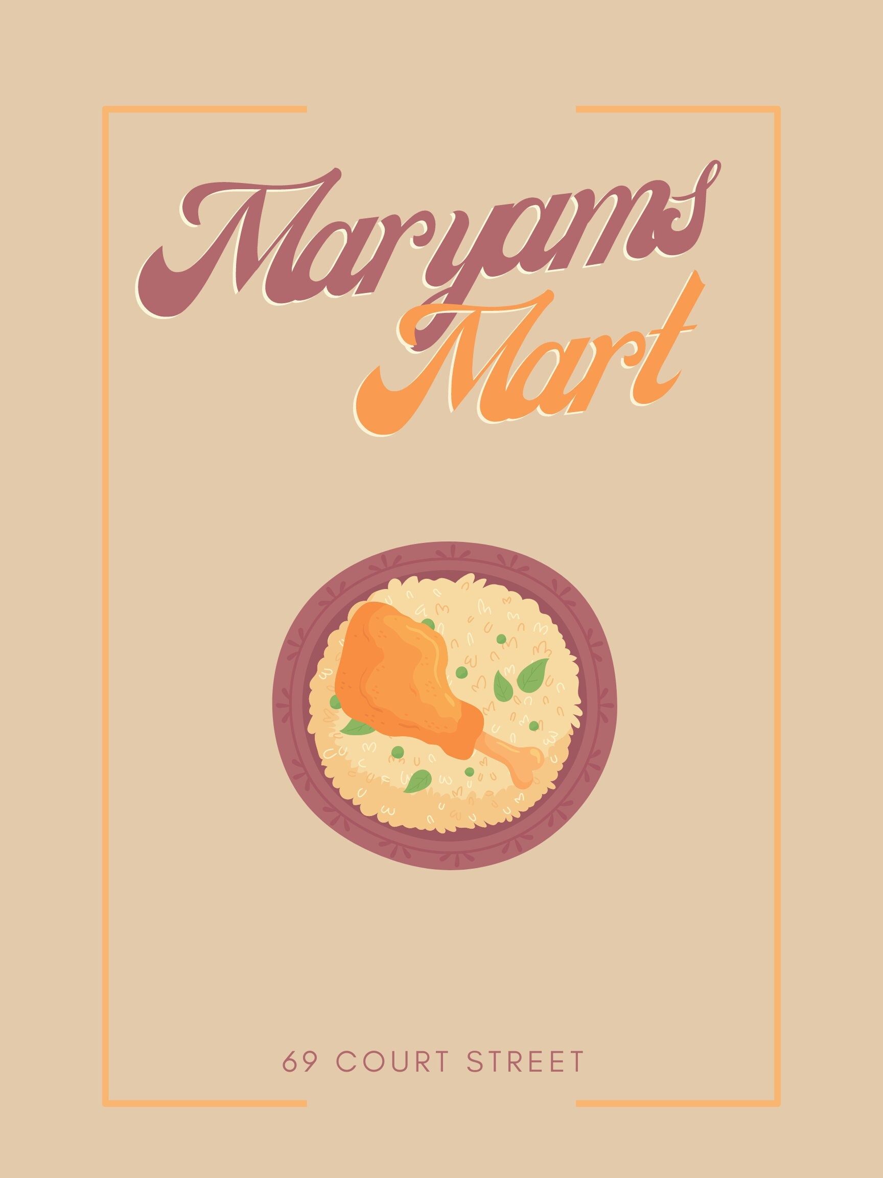 Maryam's Mart Digital Print - Binghamton