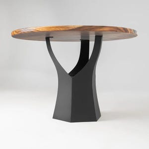 Table Base, Steel Table Base | Handmade Furniture Legs, DIY Table Legs 319 Namu 28H | Only Base for Rustic and Industrial Tables | Flowyline