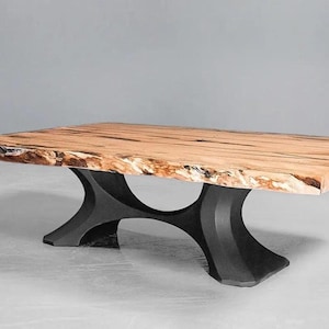 Coffee Table Base, Metal Table Base | Coffee Table Legs, Furniture Legs X Shaped 208 Haru 16H | Only 1 Base for Sofa Table | Flowyline