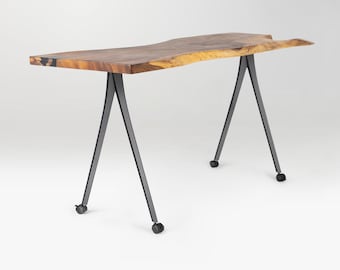 Counter Table Legs with Casters 617 Compa 36" H Industrial Style