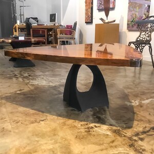 Handmade Metal Coffee Table Base 16.2" H, Modern Furniture Legs 121S Tulipe image 17