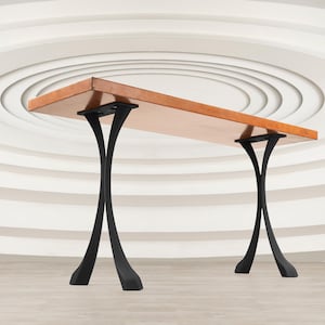 Pieds de table console fabriqués à la main, 209 xeni 28" H, lot de 2 pour projets de bricolage, Flowyline