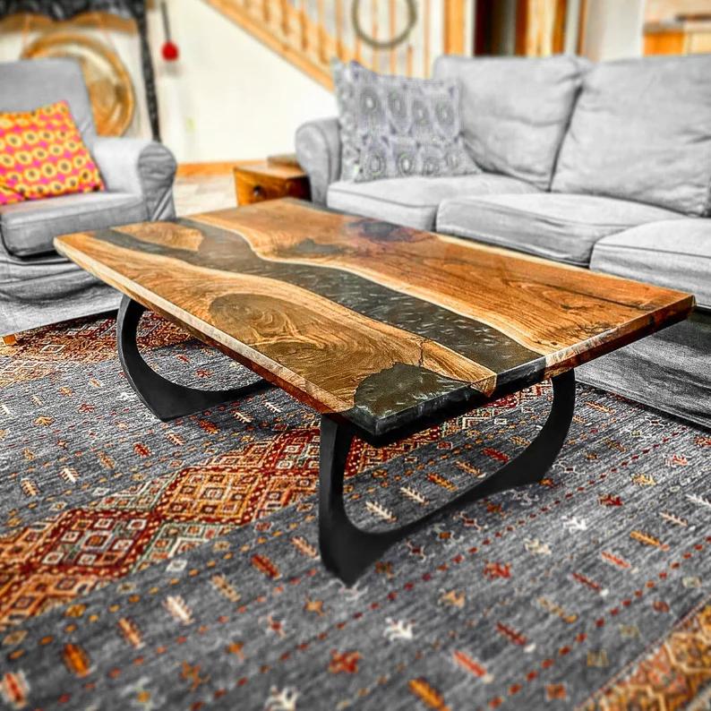 0229×kano - flow line table short - Table Legs 409 Cleo 28H Metal Furniture Legs | Flowyline Design