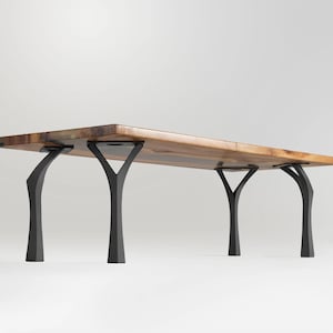 Coffee Table Legs, Bench Legs | Metal Table Legs, Furniture Legs 118 Faras 16H | Set of 4 for Farmhouse and Modern Coffee Table | Flowyline