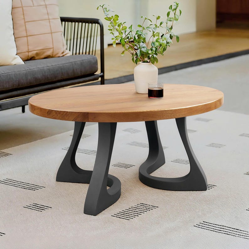 Bench Legs 117 Uzar - 12W, 16H inch - Set of 2 pcs of FlowyLine ✔️ Coffee Table Base for DIY furniture dining home decor epoxy woodwork bench steel table legs farmhouse outdoor bench metal coffee table round stool legs modern desk small bench charcuterie narrow wood bench modern metal legs for bench