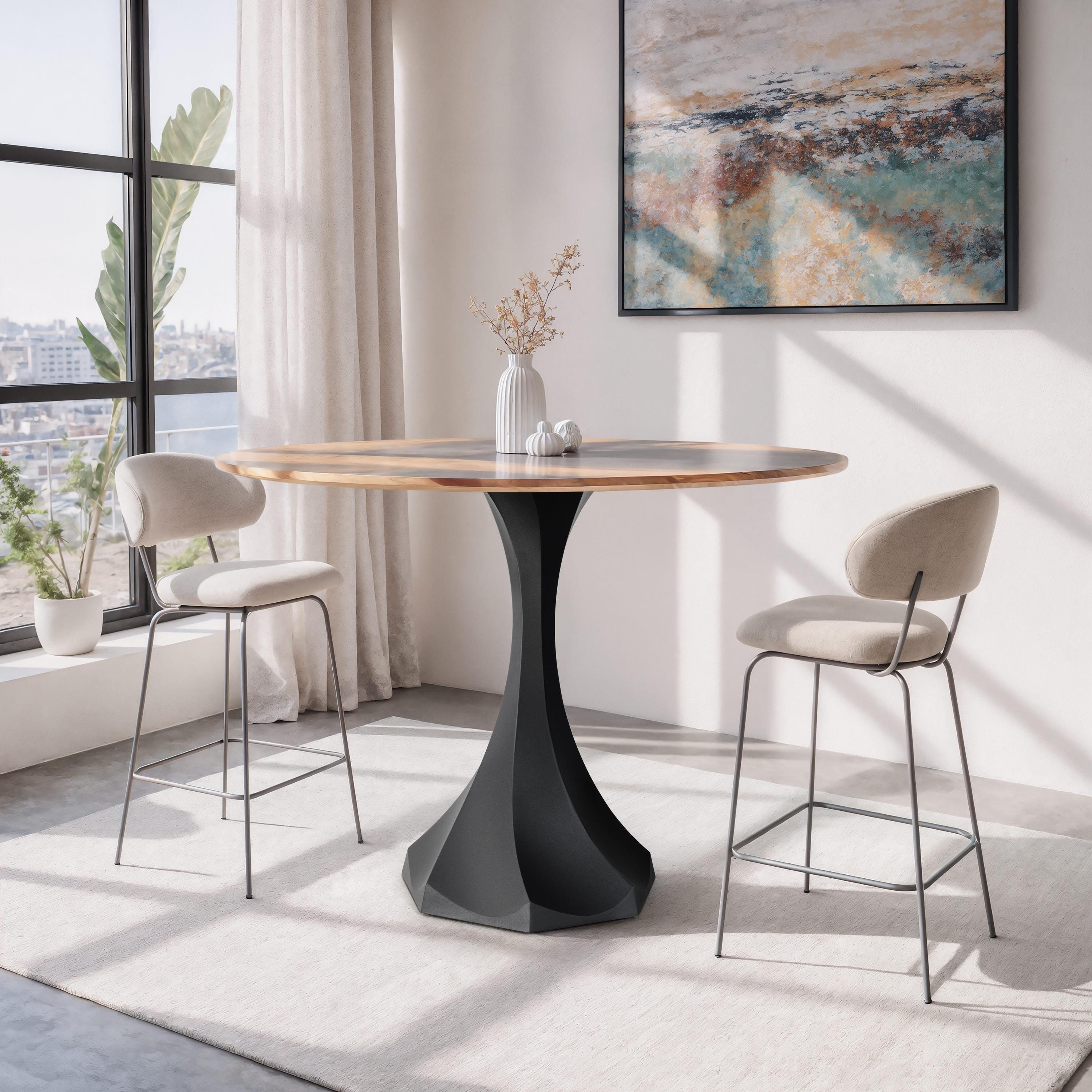 Metal Counter Table Base, 622/623 Lithe 34